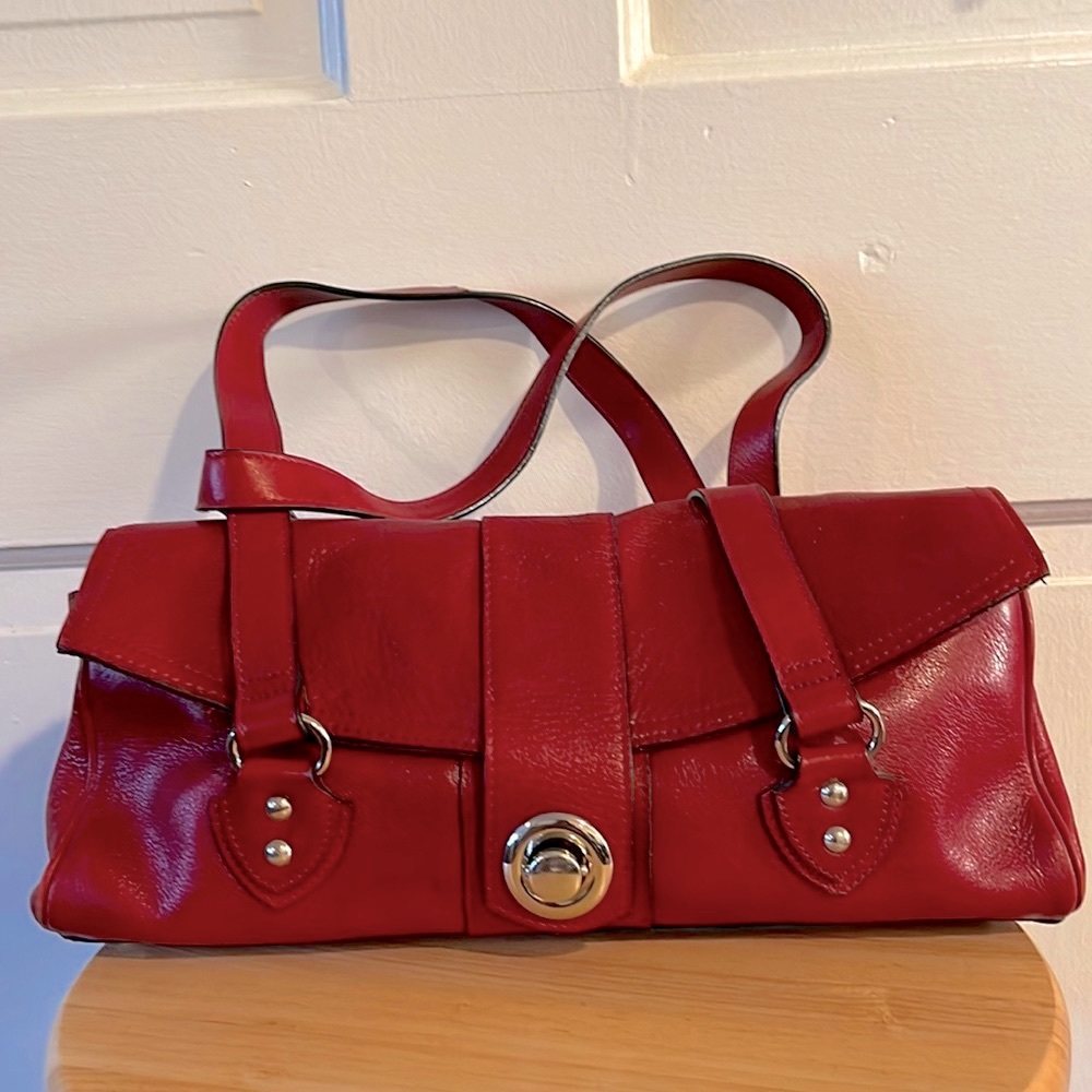 Wilson’s Leather | Sexy Red Leather Bag VINTAGE